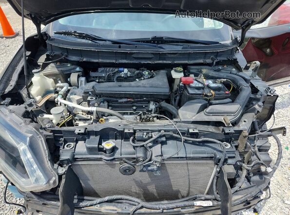 KNMAT2MV2GP688551 2016 NISSAN ROGUE Green Շարժիչի բաժամունքի տեսք