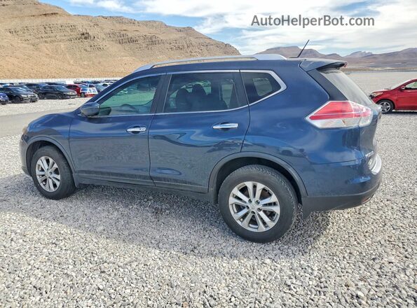 KNMAT2MV2GP691790 2016 NISSAN ROGUE Серый Задняя левая четверть