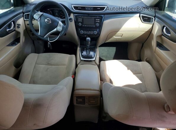 KNMAT2MV2GP691790 2016 NISSAN ROGUE Серый Вид панели приборов