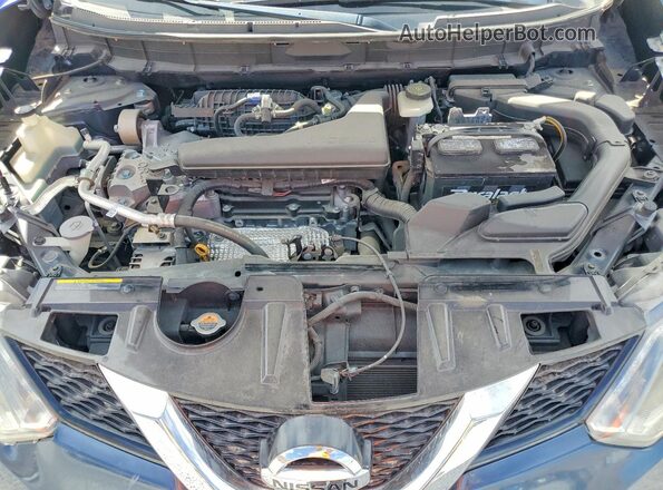 KNMAT2MV2GP691790 2016 NISSAN ROGUE Серый Вид задней части салона