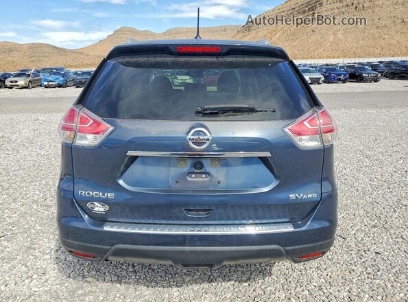 KNMAT2MV2GP691790 2016 NISSAN ROGUE Серый Вид сзади