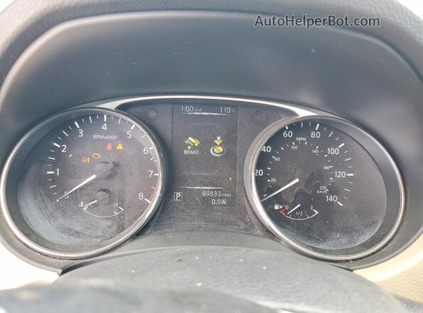 KNMAT2MV2GP691790 2016 NISSAN ROGUE Серый Вид щитка приборов
