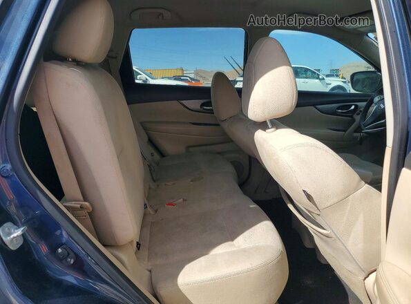 KNMAT2MV2GP691790 2016 NISSAN ROGUE Серый Вид задних сидений