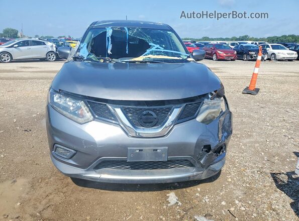 KNMAT2MV2GP721483 2016 NISSAN ROGUE Silver Widok z przodu