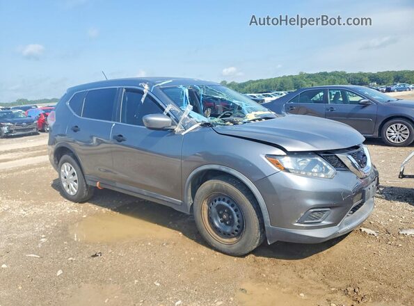 KNMAT2MV2GP721483 2016 NISSAN ROGUE Silver Przód prawy