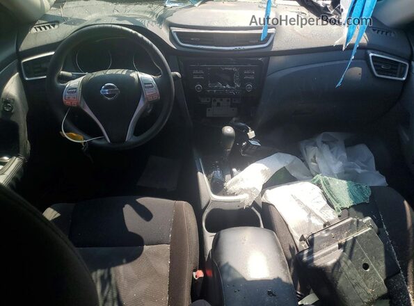 KNMAT2MV2GP721483 2016 NISSAN ROGUE Silver Widok deski rozdzielczej