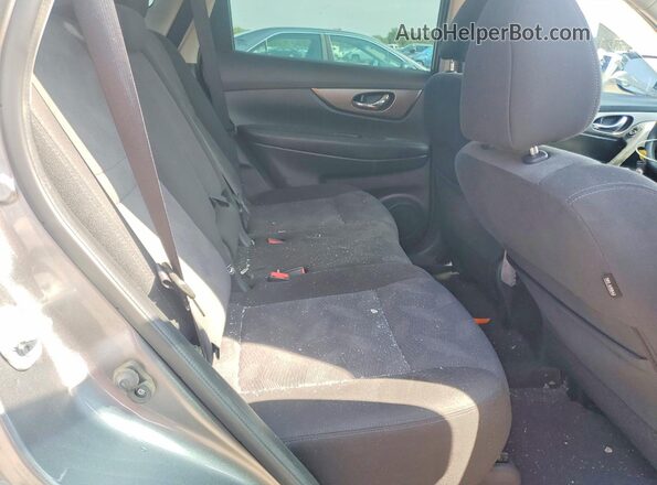 KNMAT2MV2GP721483 2016 NISSAN ROGUE Silver Widok tylnych siedzeń