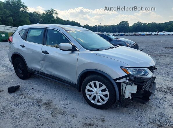 KNMAT2MV2JP570488 2018 NISSAN ROGUE Серебряный Передняя правая четверть