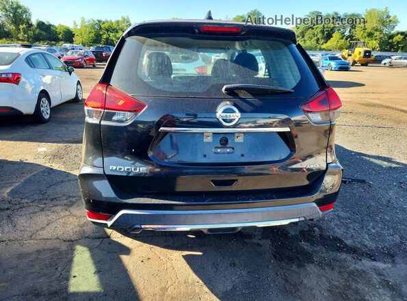 KNMAT2MV2JP582432 2018 NISSAN ROGUE Black Հետևի տեսք