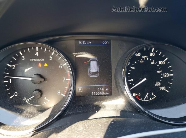 KNMAT2MV2JP620533 2018 NISSAN ROGUE Gray Instrument cluster view