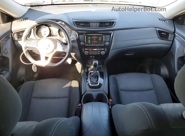 KNMAT2MV2JP620533 2018 NISSAN ROGUE Gray Dashboard view