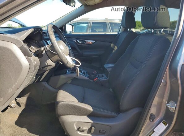 KNMAT2MV2JP620533 2018 NISSAN ROGUE Gray Front interior view