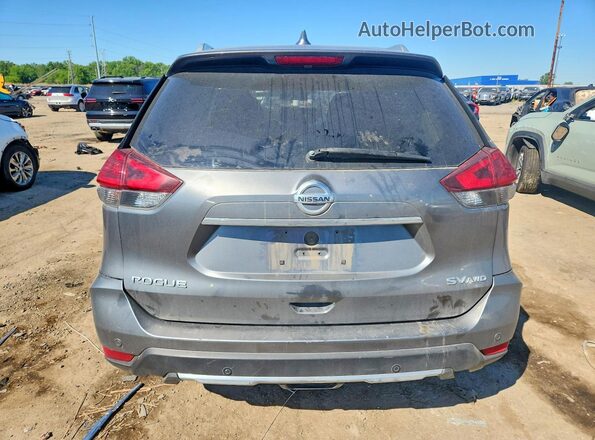 KNMAT2MV2KP534267 2019 NISSAN ROGUE Gray Հետևի տեսք