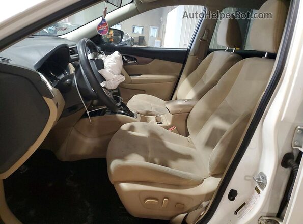 KNMAT2MV3GP617598 2016 NISSAN ROGUE White წინა სალონის ხედი