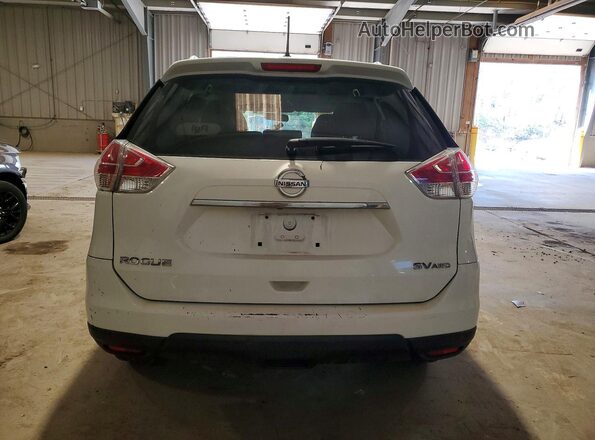 KNMAT2MV3GP617598 2016 NISSAN ROGUE White უკანა ხედი