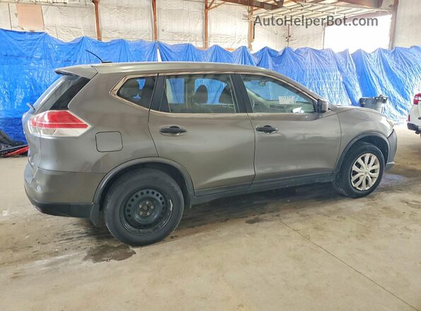 KNMAT2MV3GP641173 2016 NISSAN ROGUE Gray Задня права чверть