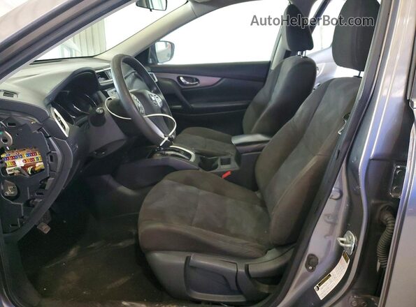 KNMAT2MV3GP641173 2016 NISSAN ROGUE Gray Вид салону спереду