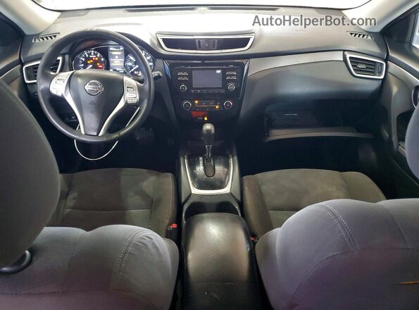 KNMAT2MV3GP641173 2016 NISSAN ROGUE Gray Вид панелі приладів