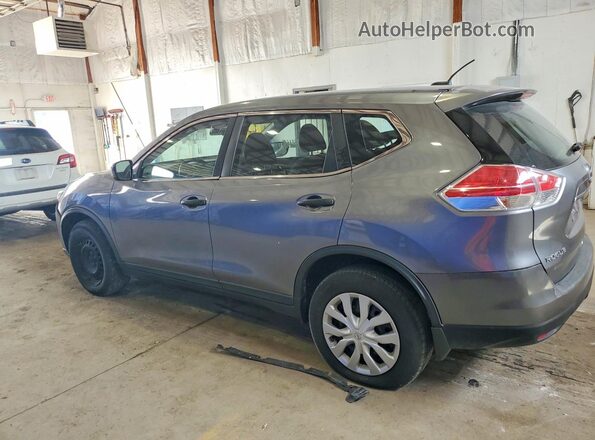 KNMAT2MV3GP641173 2016 NISSAN ROGUE Gray Задня ліва чверть