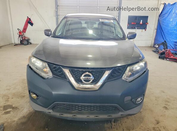 KNMAT2MV3GP641173 2016 NISSAN ROGUE Gray Вид спереду
