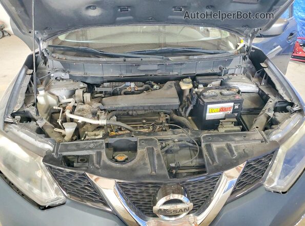 KNMAT2MV3GP641173 2016 NISSAN ROGUE Gray Вид підкапотного простору