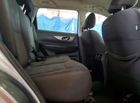 KNMAT2MV3GP641173 2016 NISSAN ROGUE Gray Вид задньої частини салону