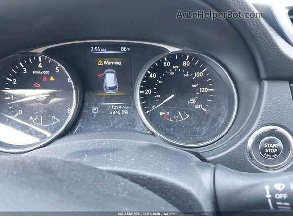 KNMAT2MV3GP655347 2016 NISSAN ROGUE Silver უკანა სავარძლების ხედი
