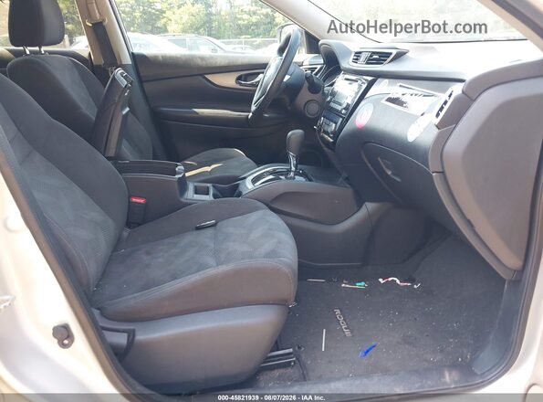 KNMAT2MV3GP655347 2016 NISSAN ROGUE Silver წინა სალონის ხედი