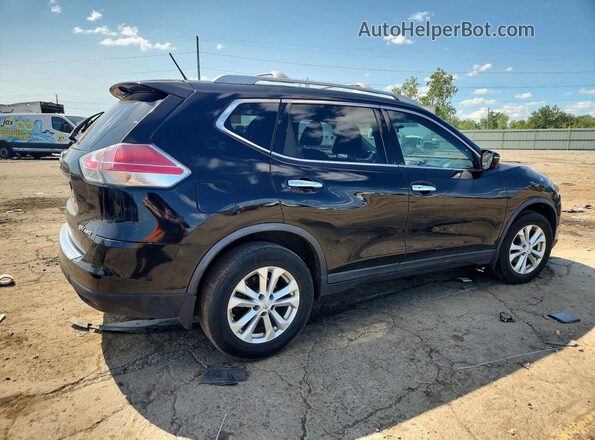 KNMAT2MV3GP660922 2016 NISSAN ROGUE Black Задня права чверть