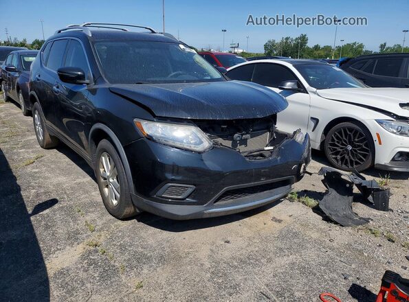 KNMAT2MV3GP660922 2016 NISSAN ROGUE Black Передня права чверть