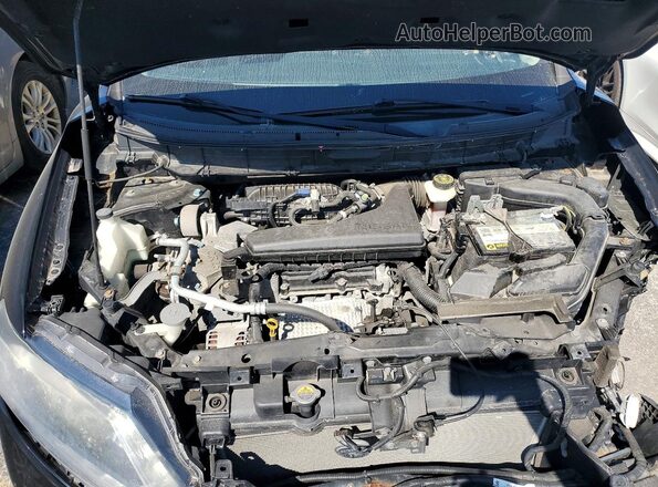 KNMAT2MV3GP660922 2016 NISSAN ROGUE Black Вид задньої частини салону