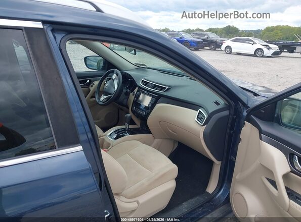 KNMAT2MV3GP676554 2016 NISSAN ROGUE Blue Vista interior delantera