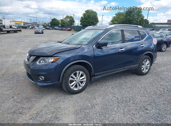 KNMAT2MV3GP676554 2016 NISSAN ROGUE Blue Vista tres cuartos delantera izquierda