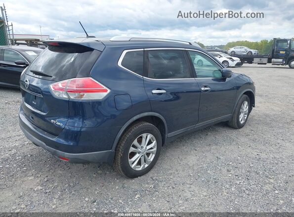 KNMAT2MV3GP676554 2016 NISSAN ROGUE Blue Trasero derecho