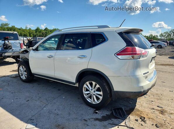 KNMAT2MV3GP681981 2016 NISSAN ROGUE White უკანა მარცხენა
