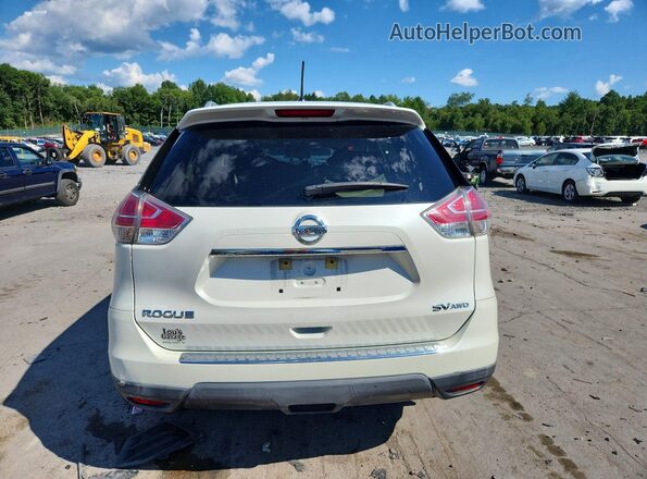 KNMAT2MV3GP681981 2016 NISSAN ROGUE White უკანა ხედი
