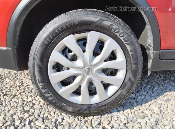 KNMAT2MV3GP701484 2016 NISSAN ROGUE Burgundy 