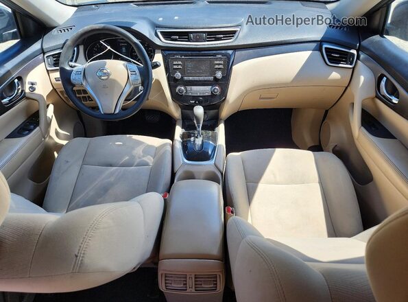 KNMAT2MV3GP716163 2016 NISSAN ROGUE Серый Вид панели приборов