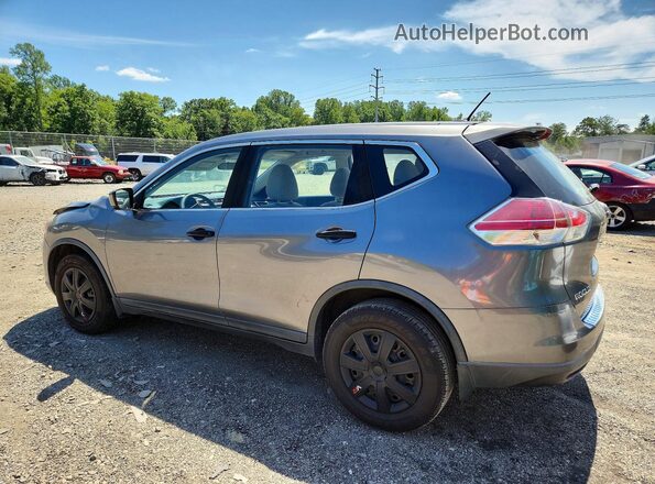 KNMAT2MV3GP716163 2016 NISSAN ROGUE Серый Задняя левая четверть