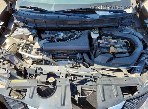 KNMAT2MV3GP716163 2016 NISSAN ROGUE Серый Вид подкапотного пространства