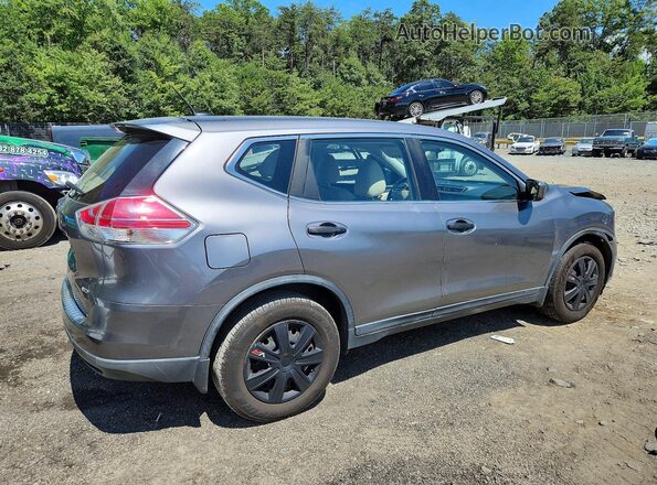 KNMAT2MV3GP716163 2016 NISSAN ROGUE Серый Задняя правая четверть