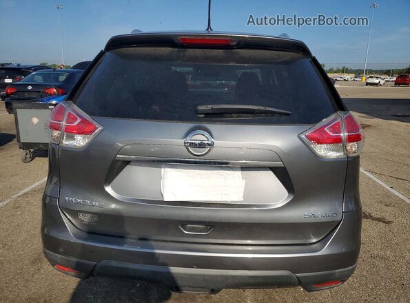 KNMAT2MV3GP726109 2016 NISSAN ROGUE Серый Вид сзади