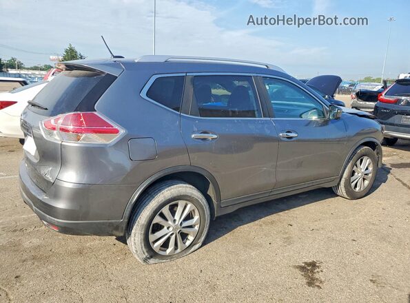 KNMAT2MV3GP726109 2016 NISSAN ROGUE Серый Задняя правая четверть