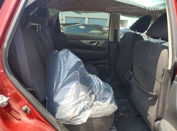 KNMAT2MV3GP726613 2016 NISSAN ROGUE Красный Вид задней части салона