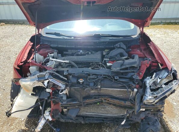 KNMAT2MV3GP726613 2016 NISSAN ROGUE Красный Вид подкапотного пространства