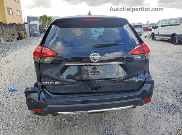 KNMAT2MV3HP560613 2017 NISSAN ROGUE Black Rear view