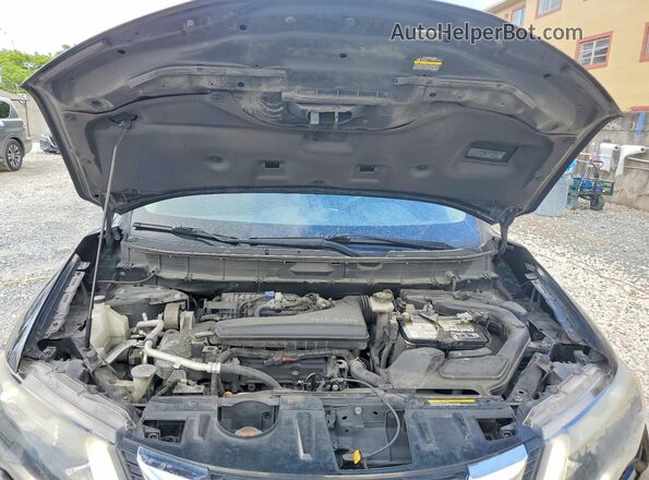 KNMAT2MV3HP560613 2017 NISSAN ROGUE Black Rear interior view