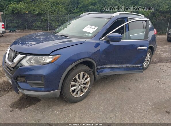 KNMAT2MV3HP585513 2017 NISSAN ROGUE Blue Vista tres cuartos delantera izquierda