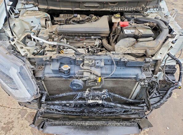 KNMAT2MV3HP588377 2017 NISSAN ROGUE Белый Вид задней части салона
