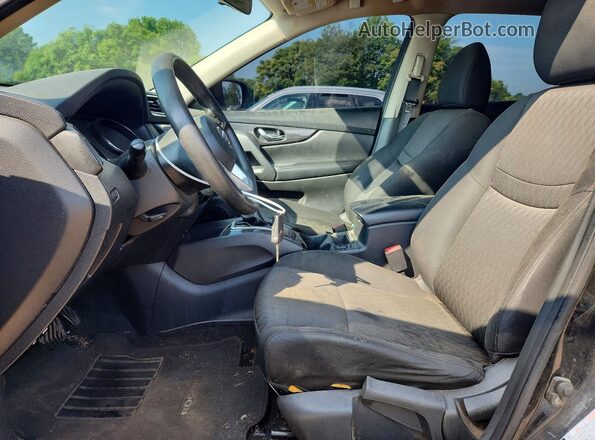 KNMAT2MV3HP604741 2017 NISSAN ROGUE Black Vista interior delantera